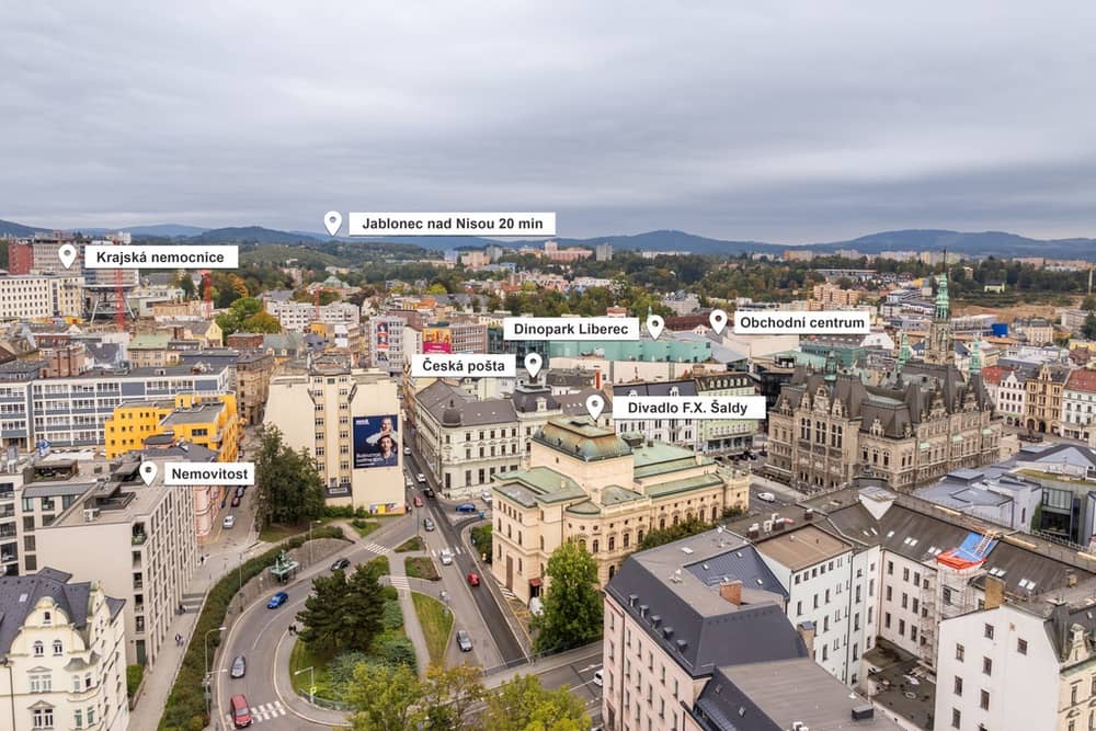 Pronájem moderního bytu 1+kk s lodžií