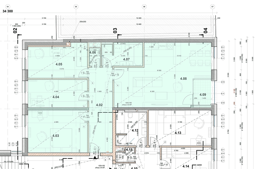 Prodej bytu 4+kk 101,4 m² v Rezidenci Liliová