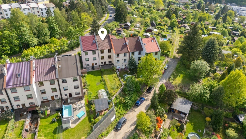 Řadový dům 6+1 se zahradou a výhledem na Ještěd, Liberec - Ruprechtice