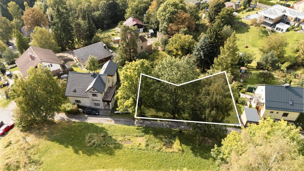 Unikátní a velký stavební pozemek 1070 m² v žádané liberecké lokalitě