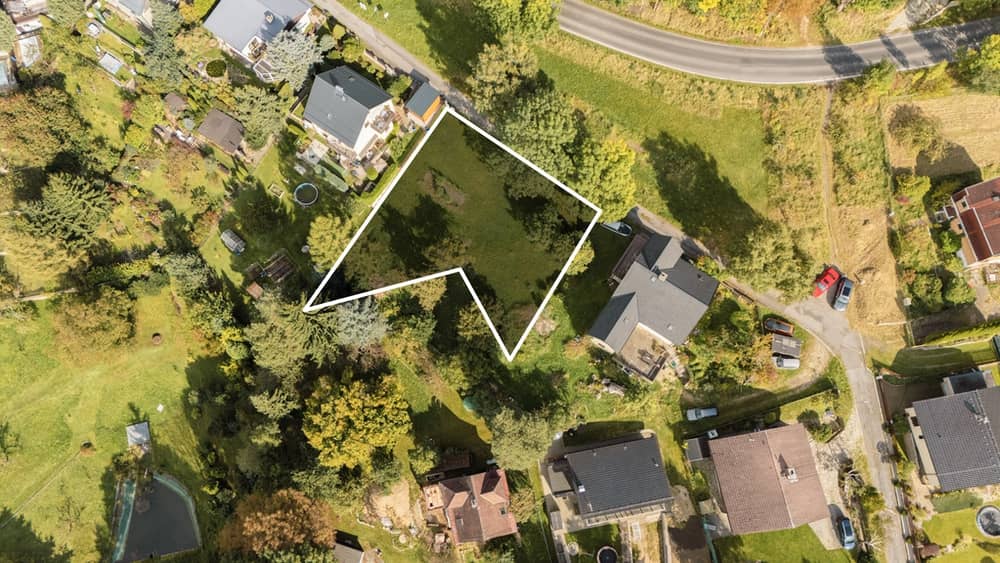 Unikátní a velký stavební pozemek 1070 m² v žádané liberecké lokalitě