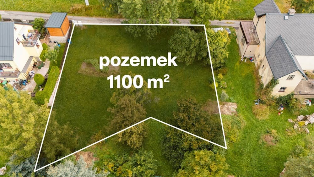 Unikátní a velký stavební pozemek 1100 m² v žádané liberecké lokalitě