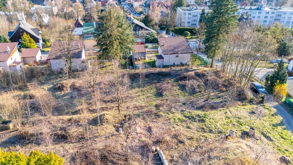 Výjimečný stavební pozemek 2131 m² v lokalitě Horská-Liberec