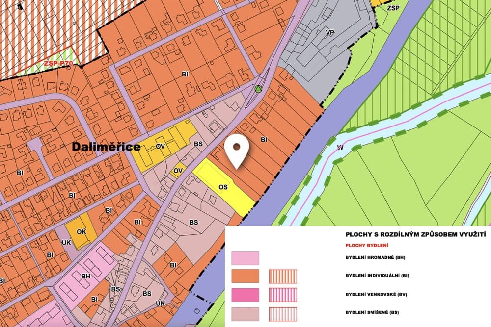 Krásný stavební pozemek 3 378 m² v Turnově - Daliměřicích